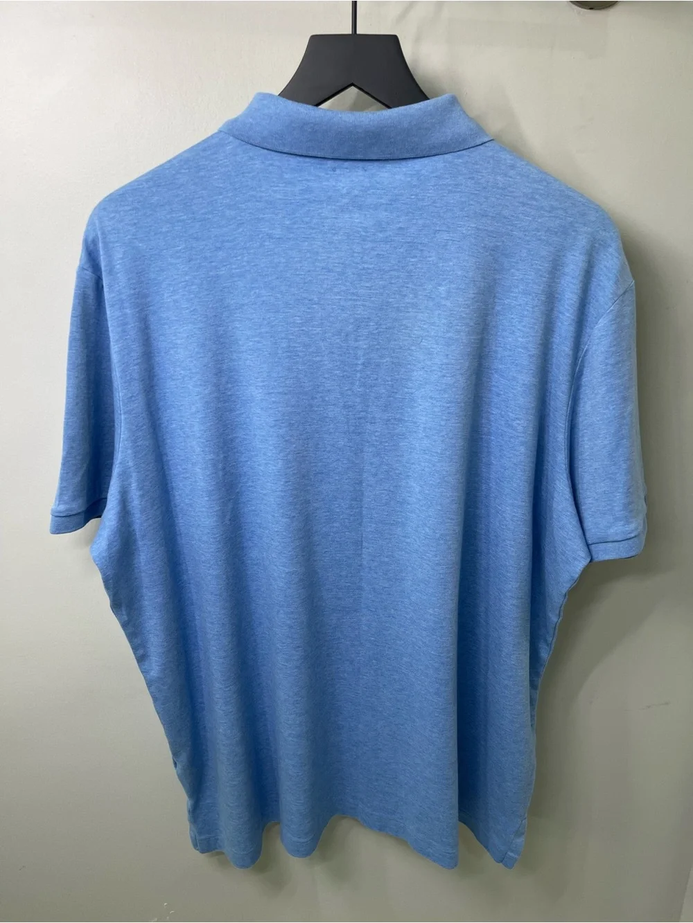 Ralph Lauren Men's Polo Shirt in Light Blue with Embroidered Pony